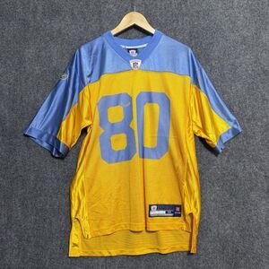 Kevin Curtis #80 Eagles 2007 75th Anniversary Throwback Jersey Blue Gold M Y2K